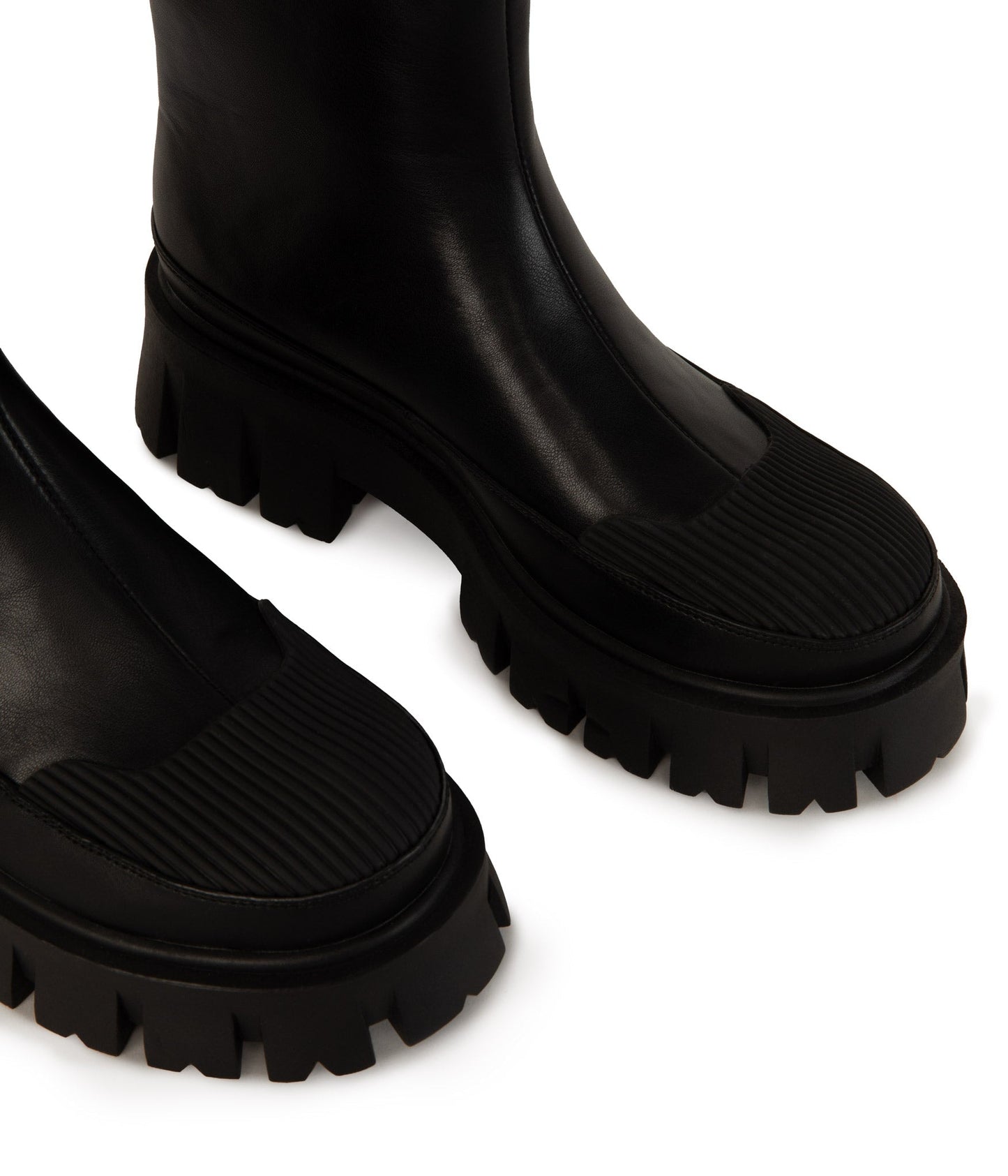 AVIKA Women's Vegan Chunky Chelsea Boots