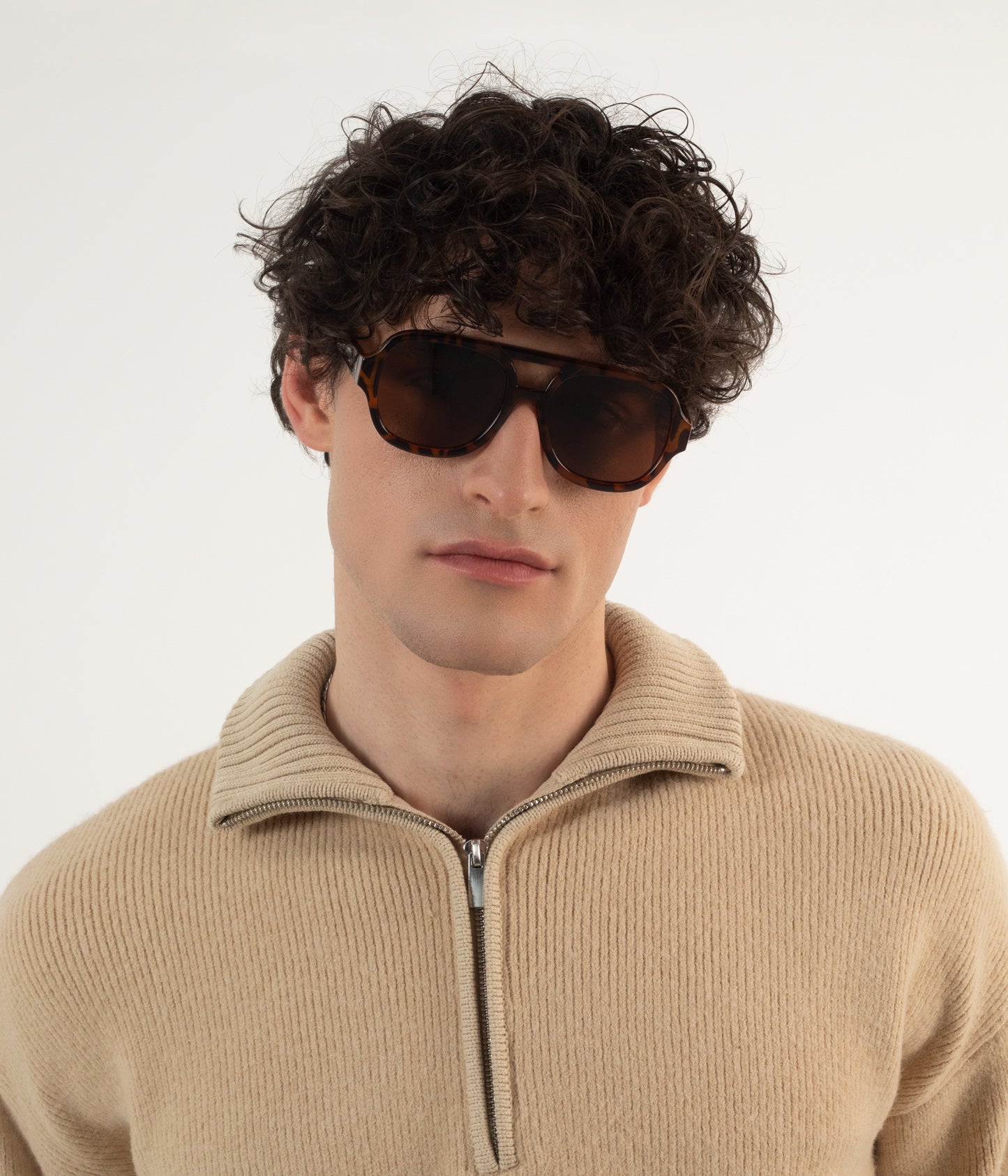 CHOI-2 Recycled Aviator Sunglasses