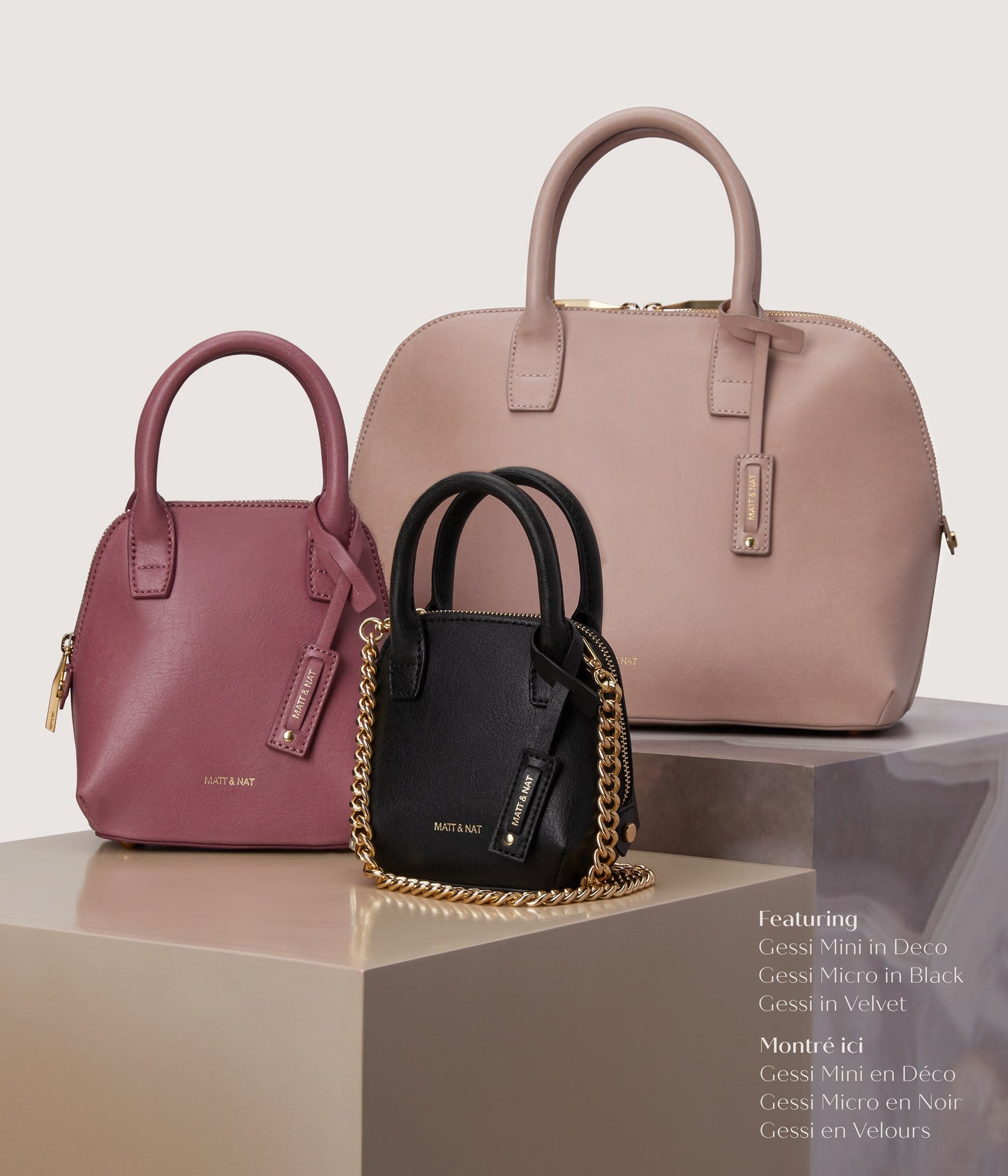 GESSI MINI Vegan Satchel - Vintage