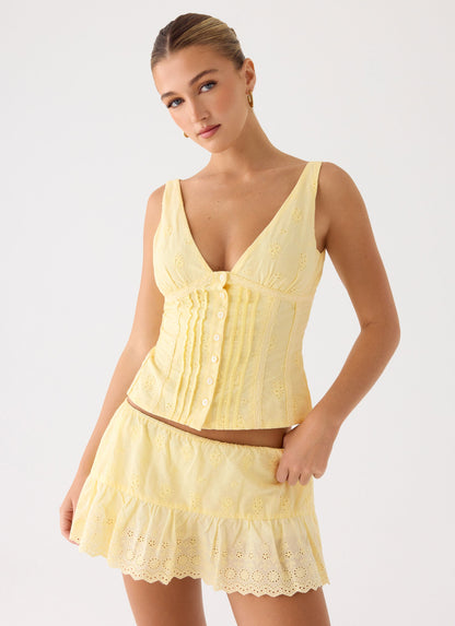 Aberley Skort - Yellow