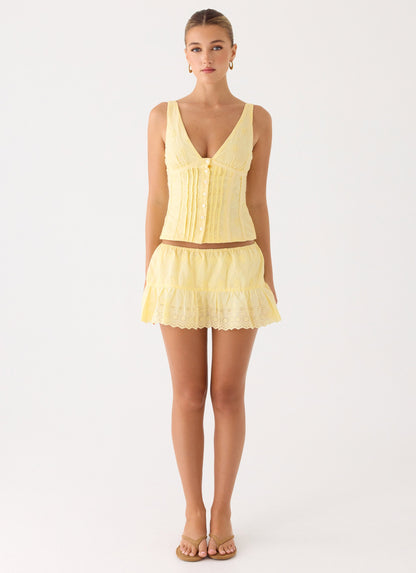 Aberley Top - Yellow