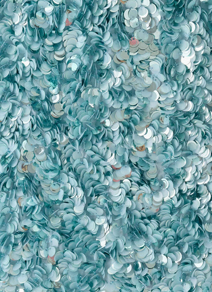 Alayna Sequin Top - Aqua