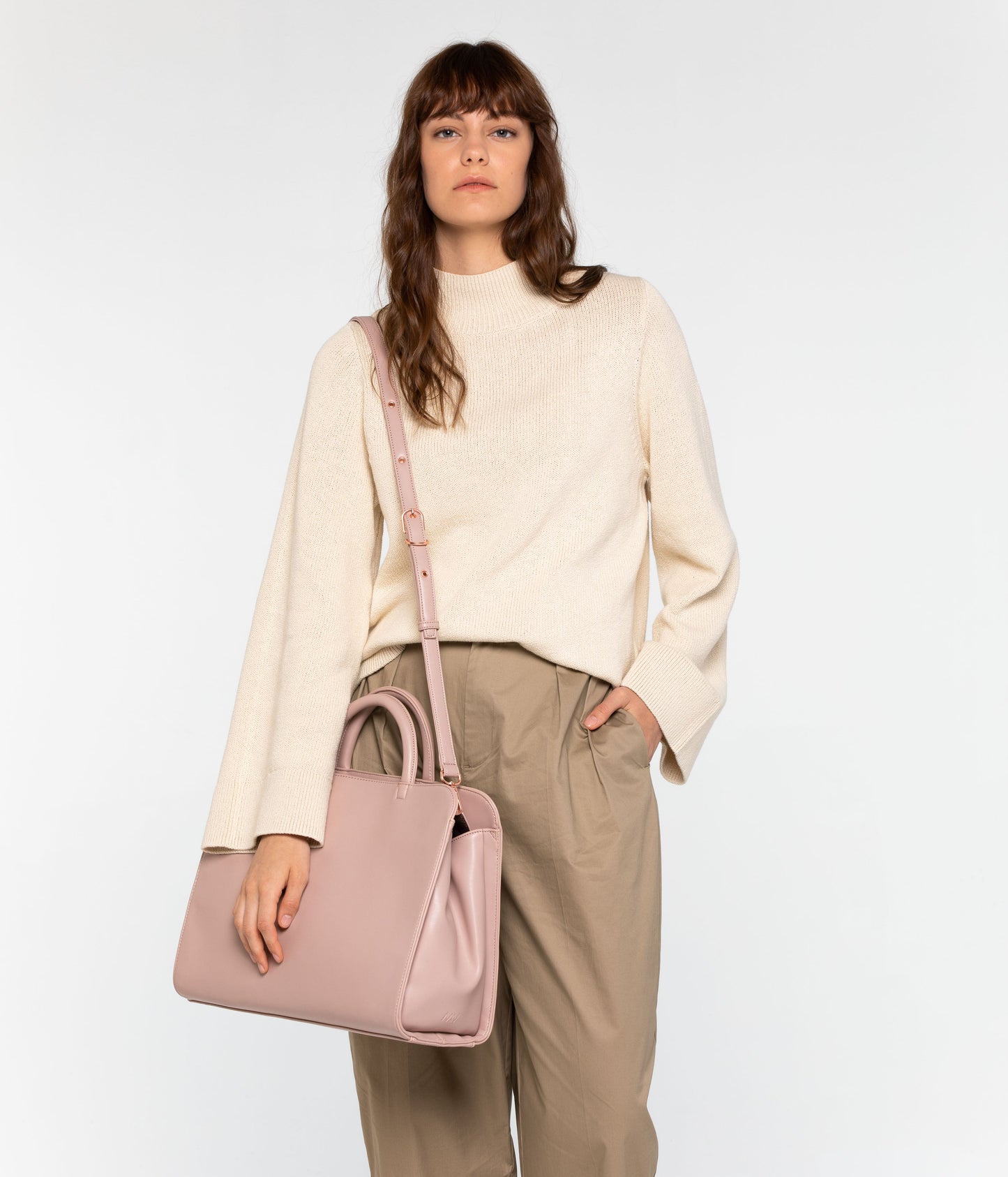 TIA Vegan Satchel - Loom