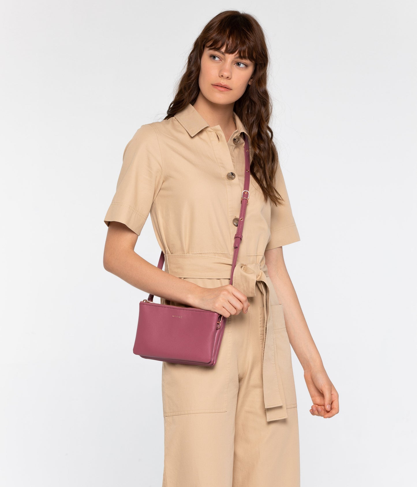 TRIPLET Vegan Crossbody Bag - Loom