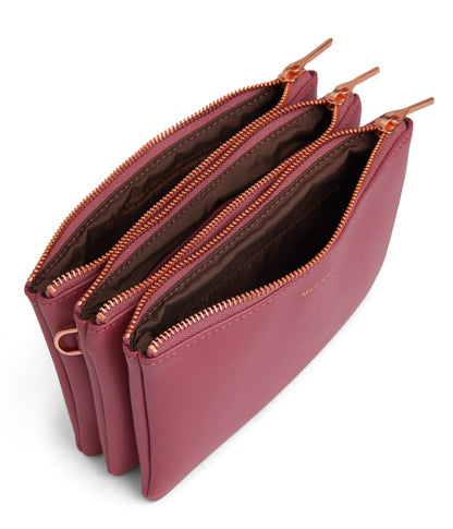 TRIPLET Vegan Crossbody Bag - Loom