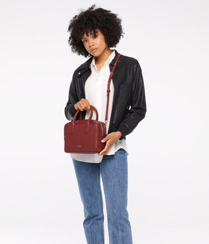 ARLIE Small Vegan Satchel - Loom