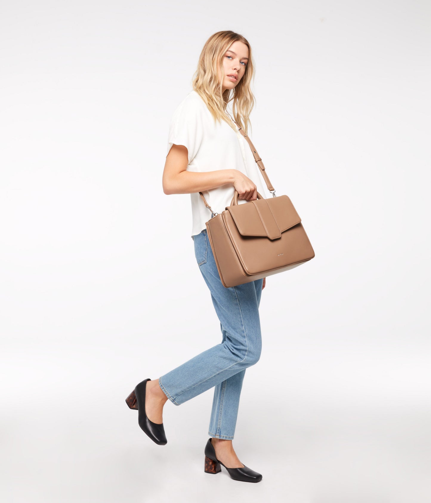 ZOE Vegan Satchel - Loom