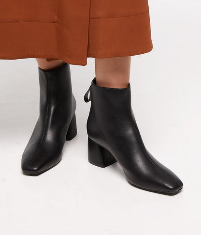 DEENA Women's Vegan Mid Heel Boots