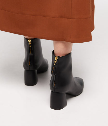 DEENA Women's Vegan Mid Heel Boots