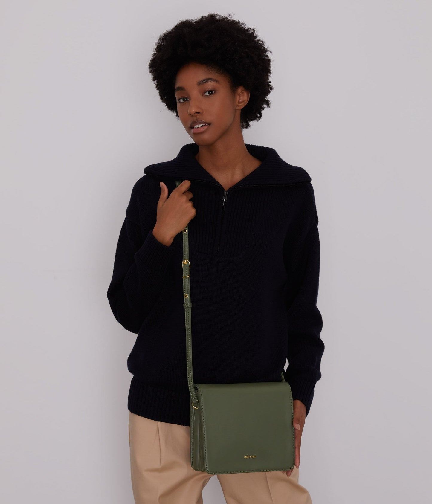 DOVER SM Vegan Crossbody Bag - Loom