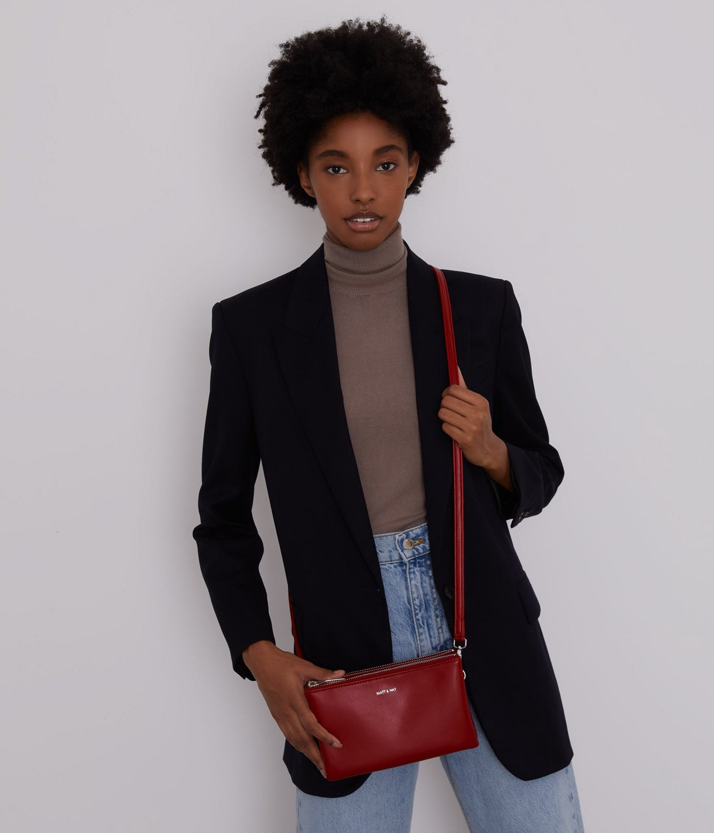 TRIPLET Vegan Crossbody Bag - Loom