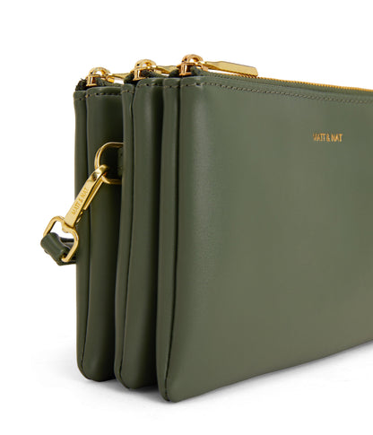 TRIPLET Vegan Crossbody Bag - Loom