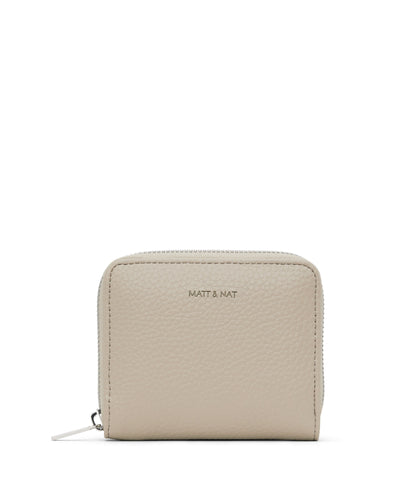 RUE Small Vegan Zip Wallet - Purity