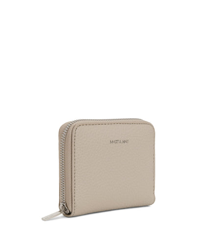RUE Small Vegan Zip Wallet - Purity