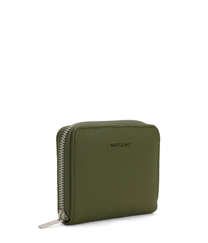 RUE Small Vegan Zip Wallet - Purity
