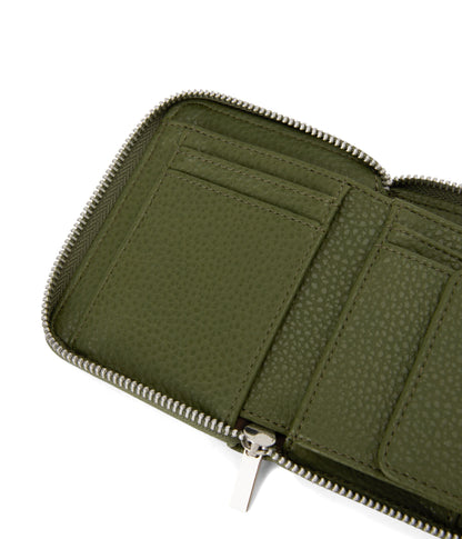 RUE Small Vegan Zip Wallet - Purity