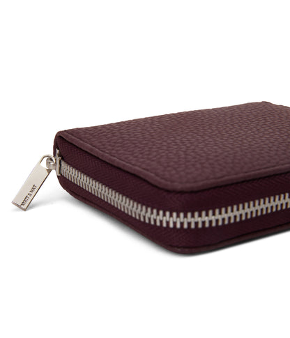 RUE Small Vegan Zip Wallet - Purity