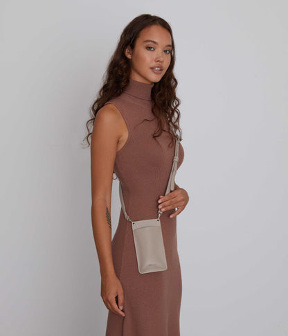 CUE Vegan Crossbody Phone Bag - Purity