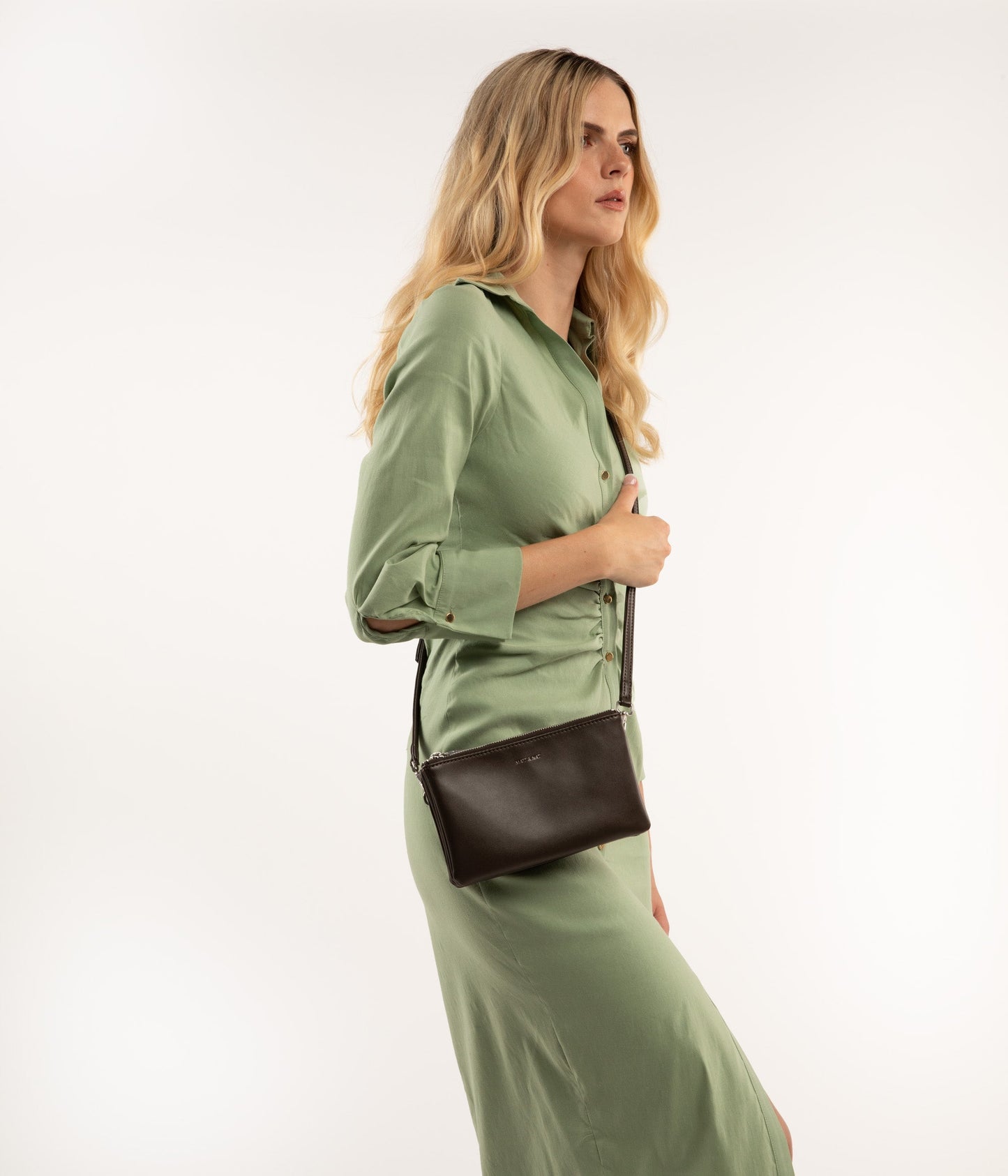 TRIPLET Vegan Crossbody Bag - Loom