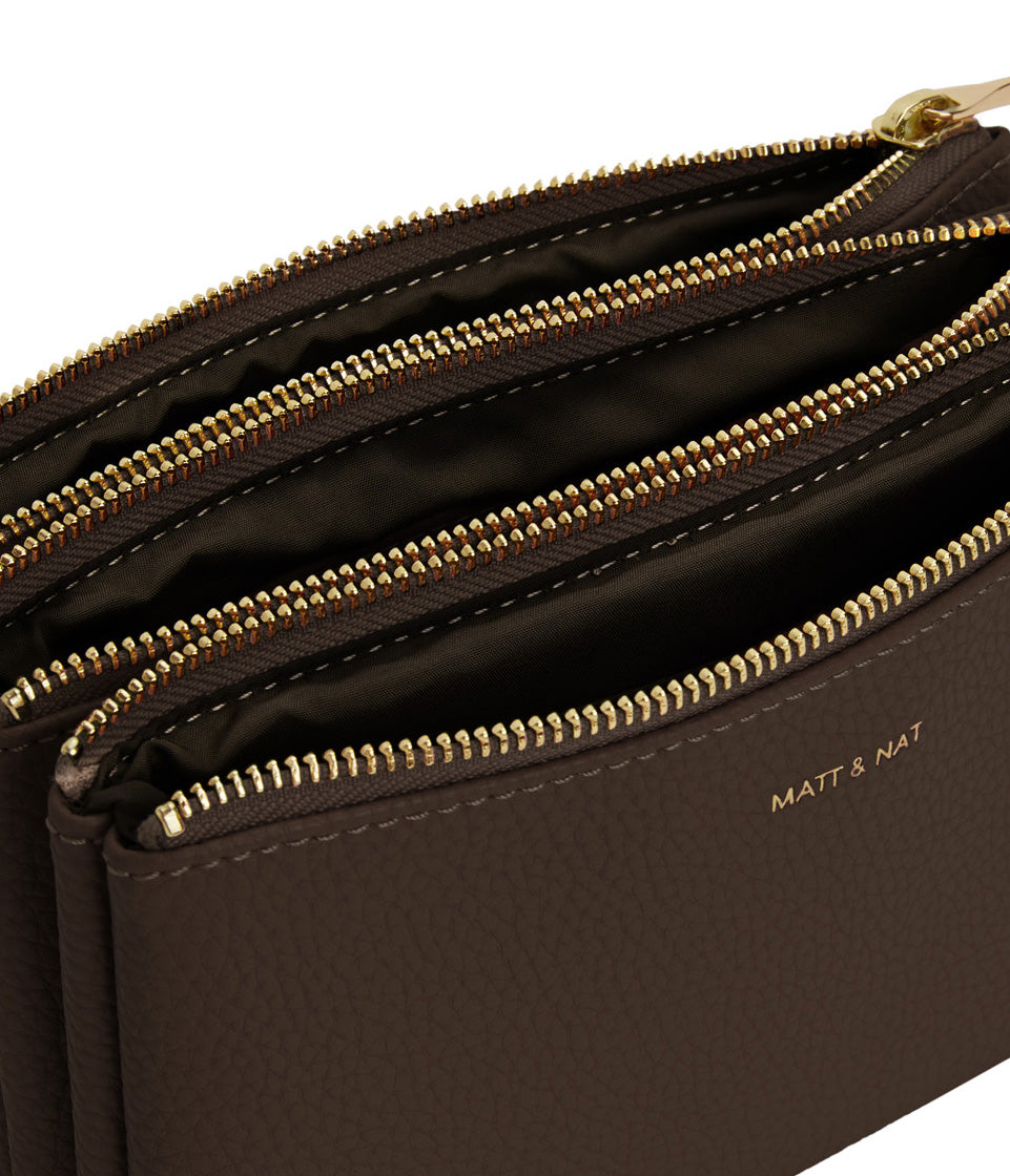 TRIPLET Vegan Crossbody Bag - Purity