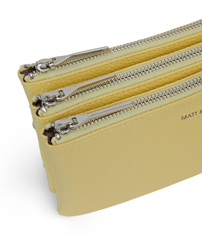 TRIPLET Vegan Crossbody Bag - Purity