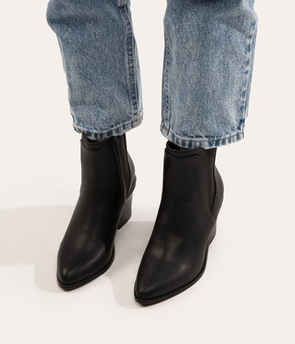 KALISTA Women's Vegan Mid Heel Boots