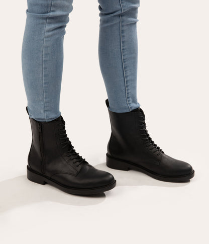 MORTON Women's Vegan Combat Boots