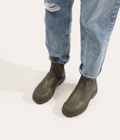 SIVA Women's Vegan Slip On Boots