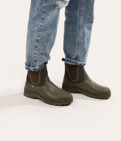 SIVA Women's Vegan Slip On Boots