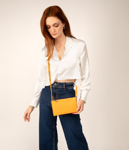 TRIPLET Vegan Crossbody Bag - Purity