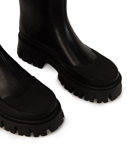 AVIKA Women's Vegan Chunky Chelsea Boots