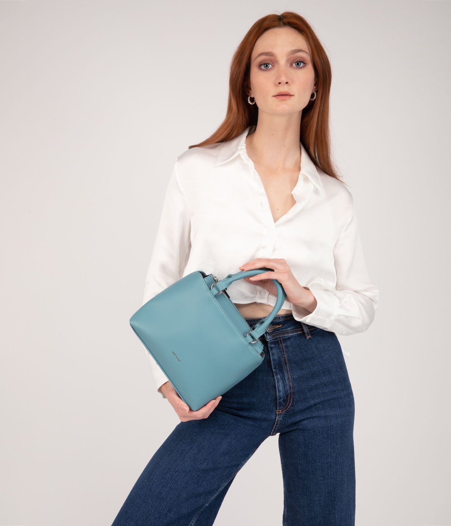 ATHENA Small Vegan Satchel - Sol