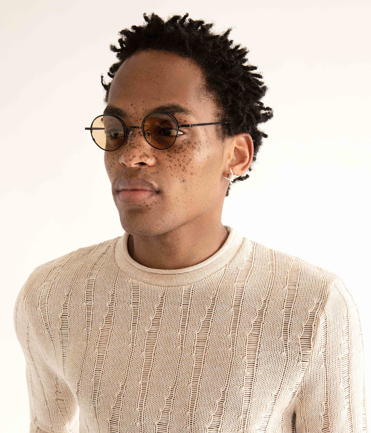 EDDON Small Round Sunglasses