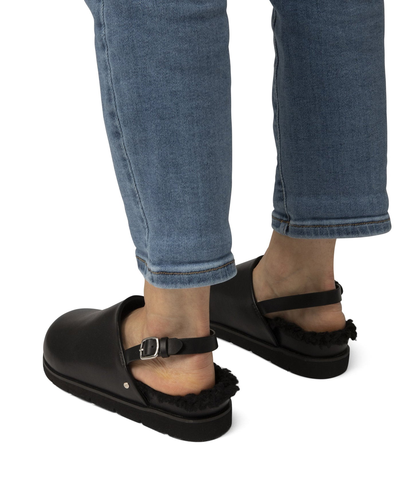 SARO Women's Vegan Mule Shoes