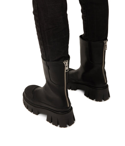 AVIKA Women's Vegan Chunky Chelsea Boots