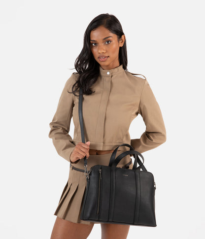SONA Vegan Satchel Briefcase - Arbor
