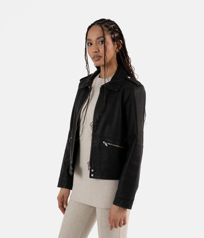 VAUGHN Vegan Leather Jacket