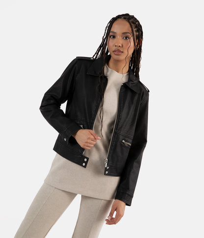 VAUGHN Vegan Leather Jacket