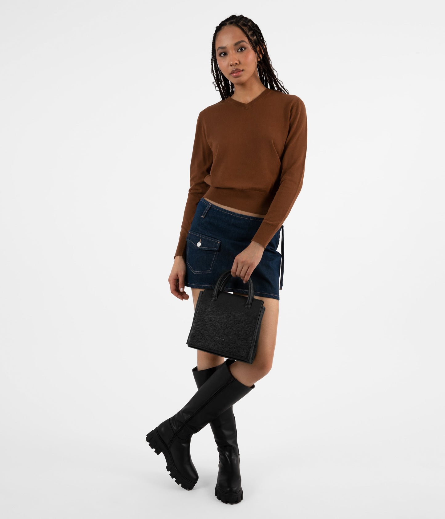 ADELSM Small Vegan Satchel - Purity