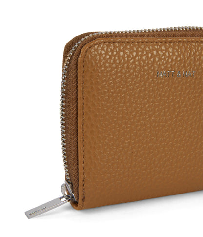 RUE Small Vegan Zip Wallet - Purity