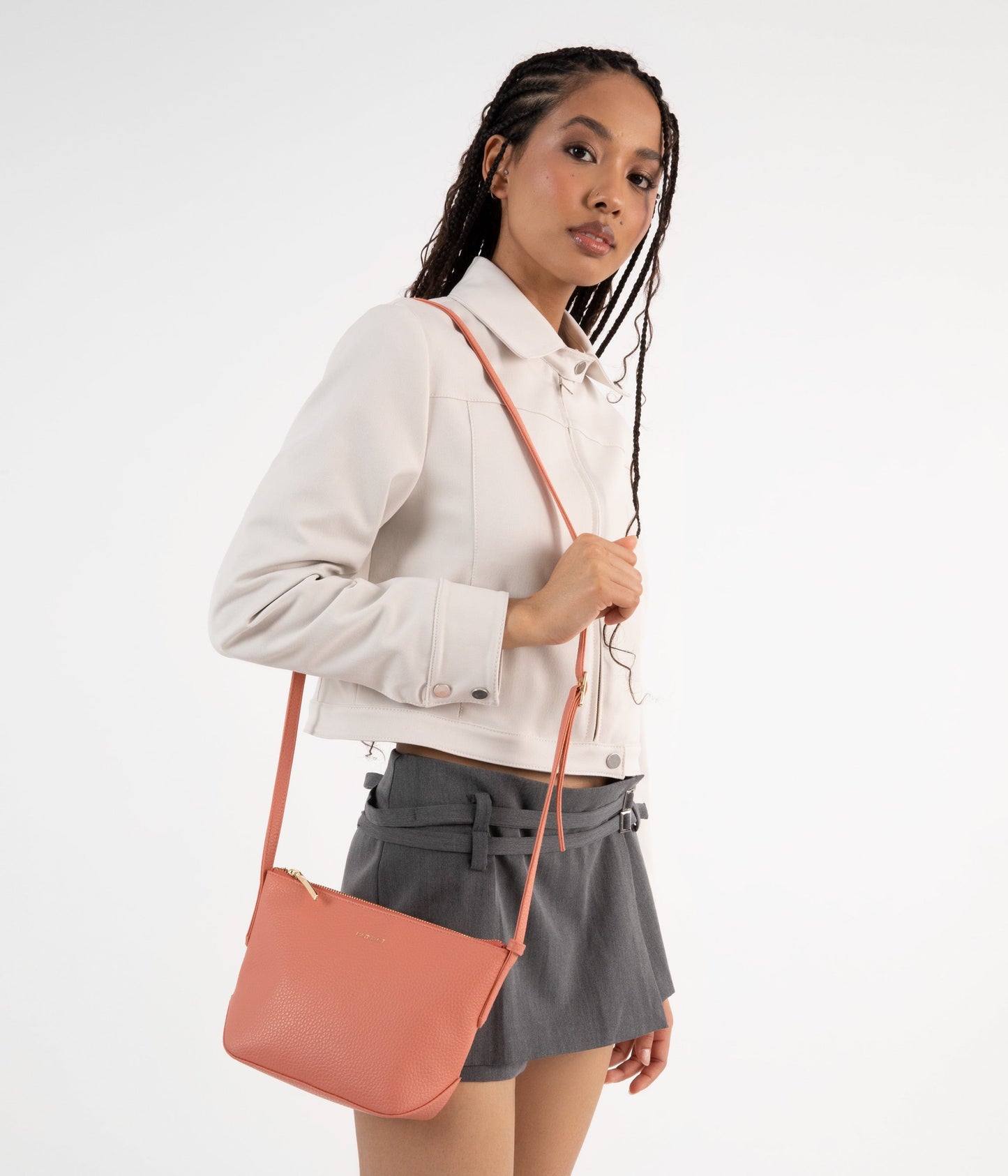 SAM Vegan Crossbody Bag - Purity