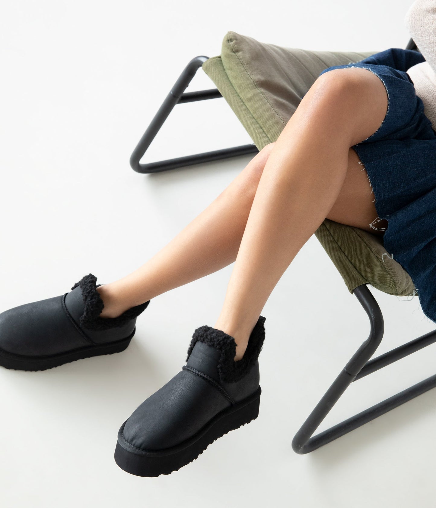 MINJEE Women's Vegan Ankle Boots