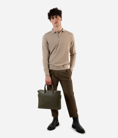 ALBAN Vegan Briefcase - Vintage