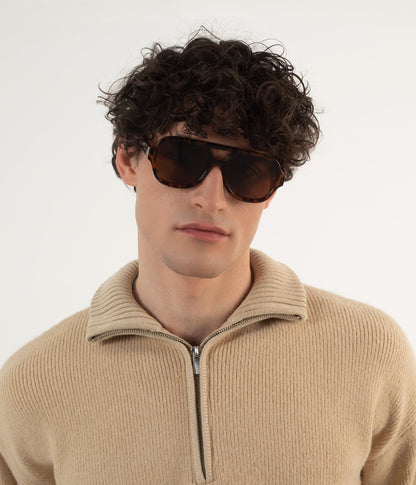 CHOI-2 Recycled Aviator Sunglasses