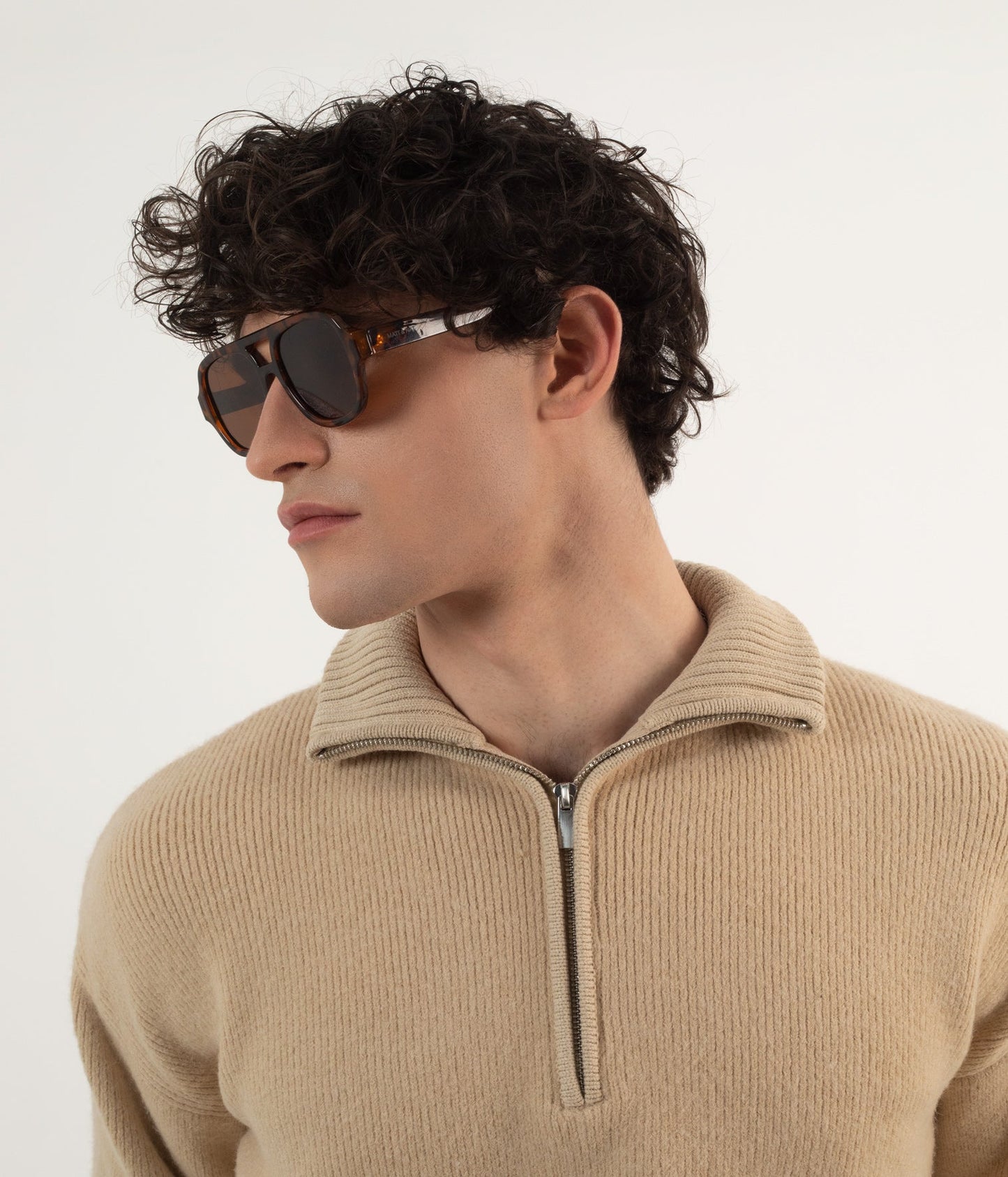 CHOI-2 Recycled Aviator Sunglasses