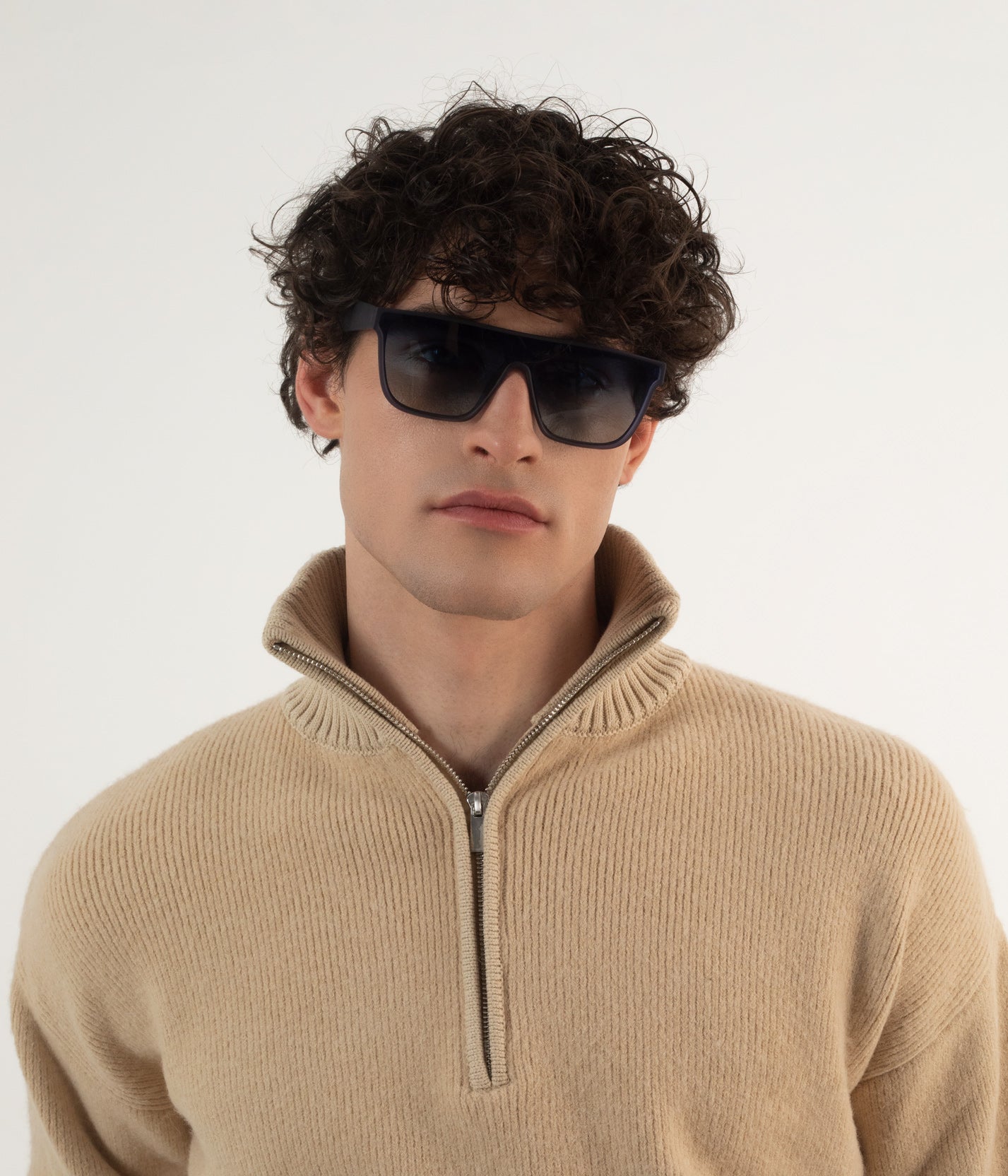 FEIGE Blue Square Sunglasses