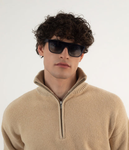 FEIGE Blue Square Sunglasses