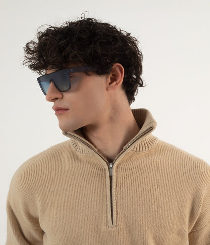 FEIGE Blue Square Sunglasses