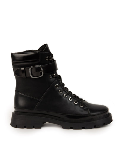 TOMEI Women's Vegan Combat Boots