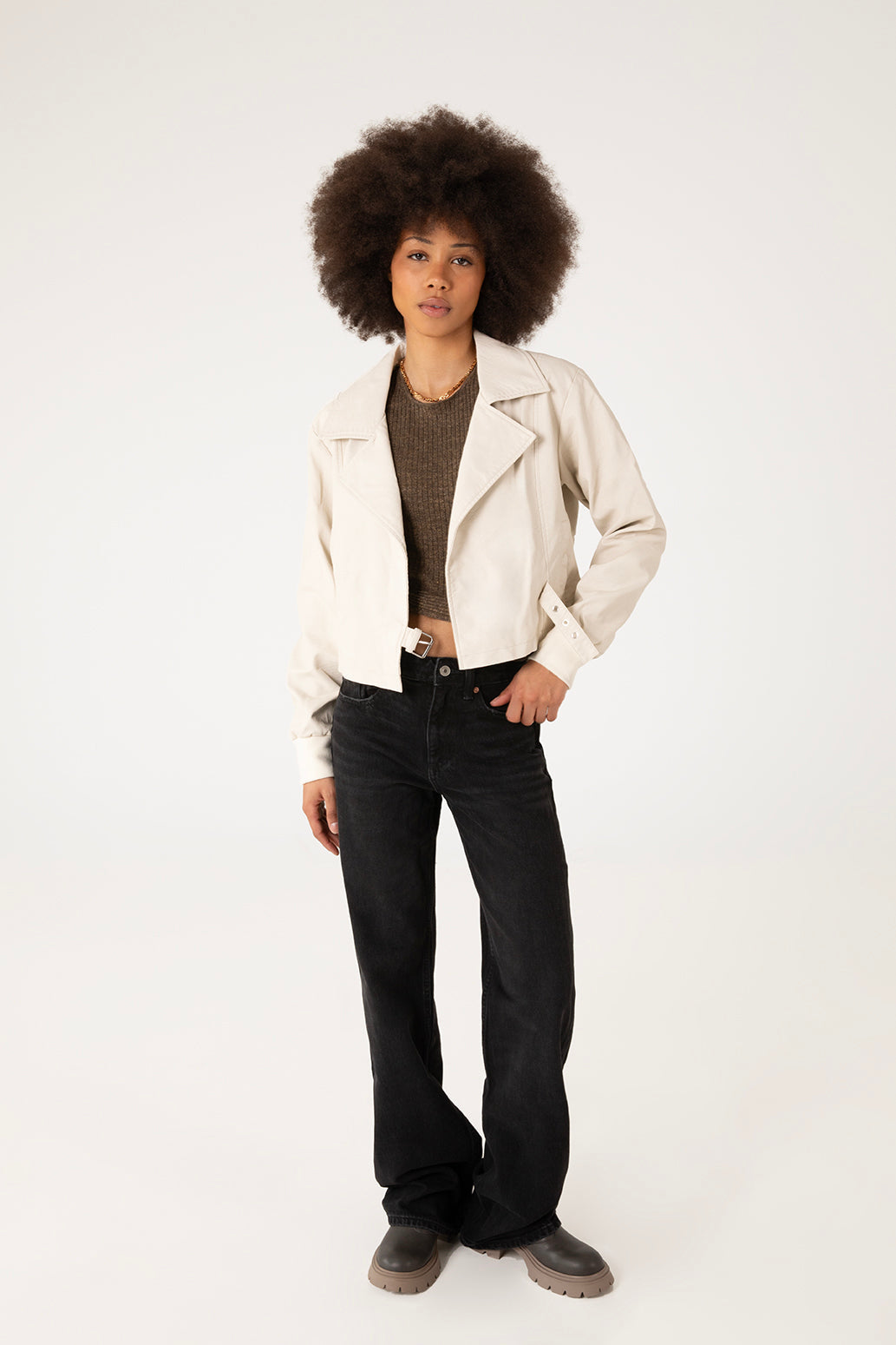 SESSA Vegan Biker Jacket